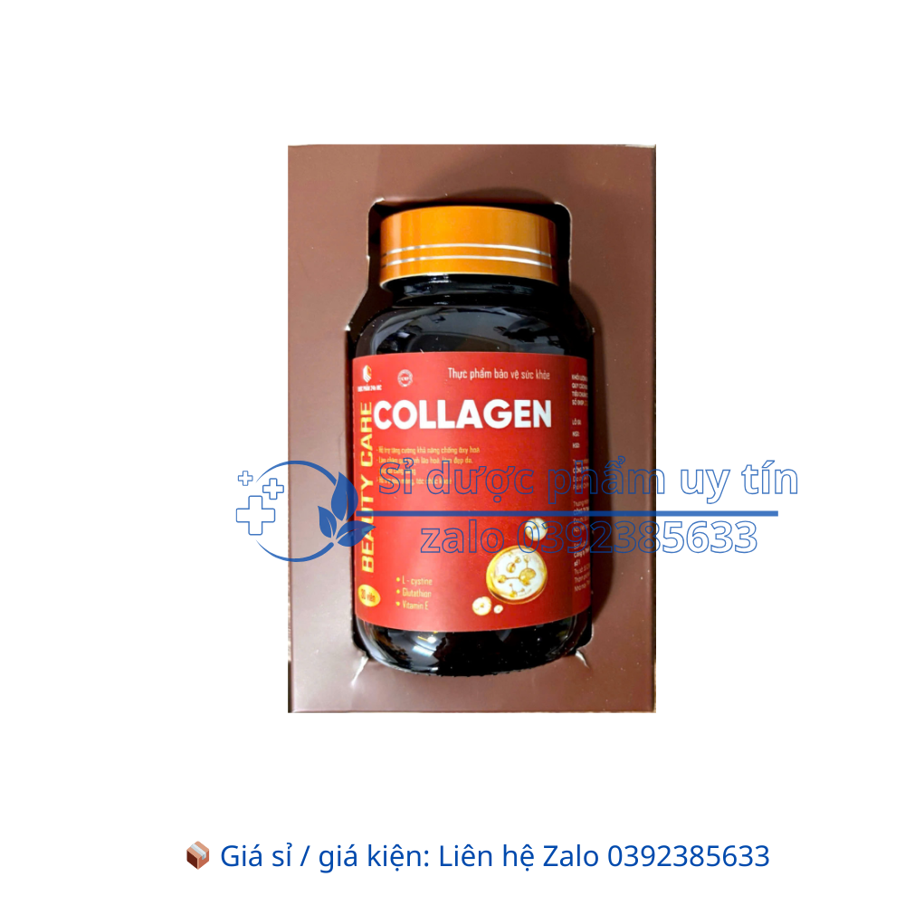 Viên uống Beauty Care Collagen giúp da căng sáng và làm đẹp da, giúp móng tóc chắc khỏe hộp 30 viên