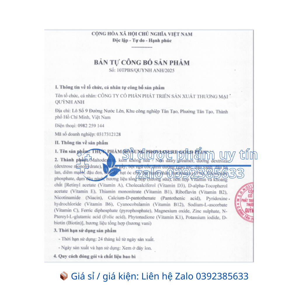 Sữa hạt Proviasure Gold Plus+++ giúp bổ sung vitamin, khoáng chất, hỗ trợ tăng cường sức khỏe hộp 800g