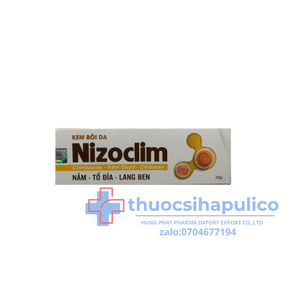 Kem bôi da Nizoclim delavy (t/25gr)