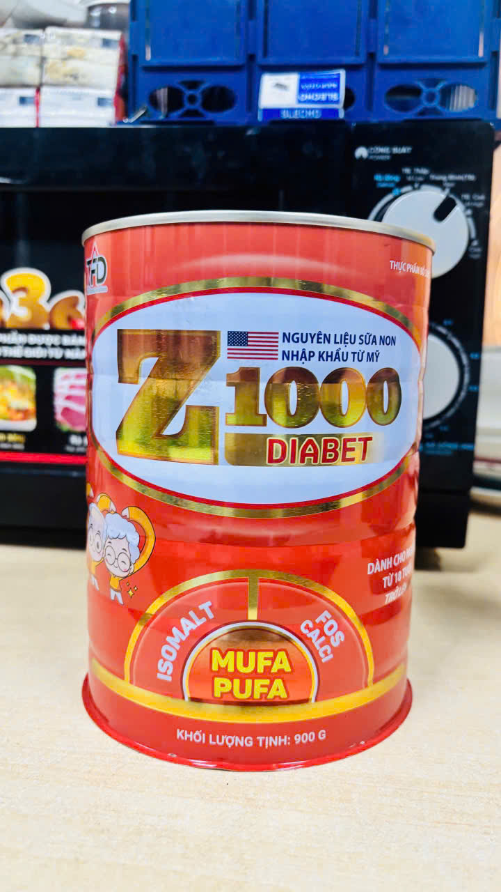 Sữa tiểu đường Z1000 Diabet hộp 900g