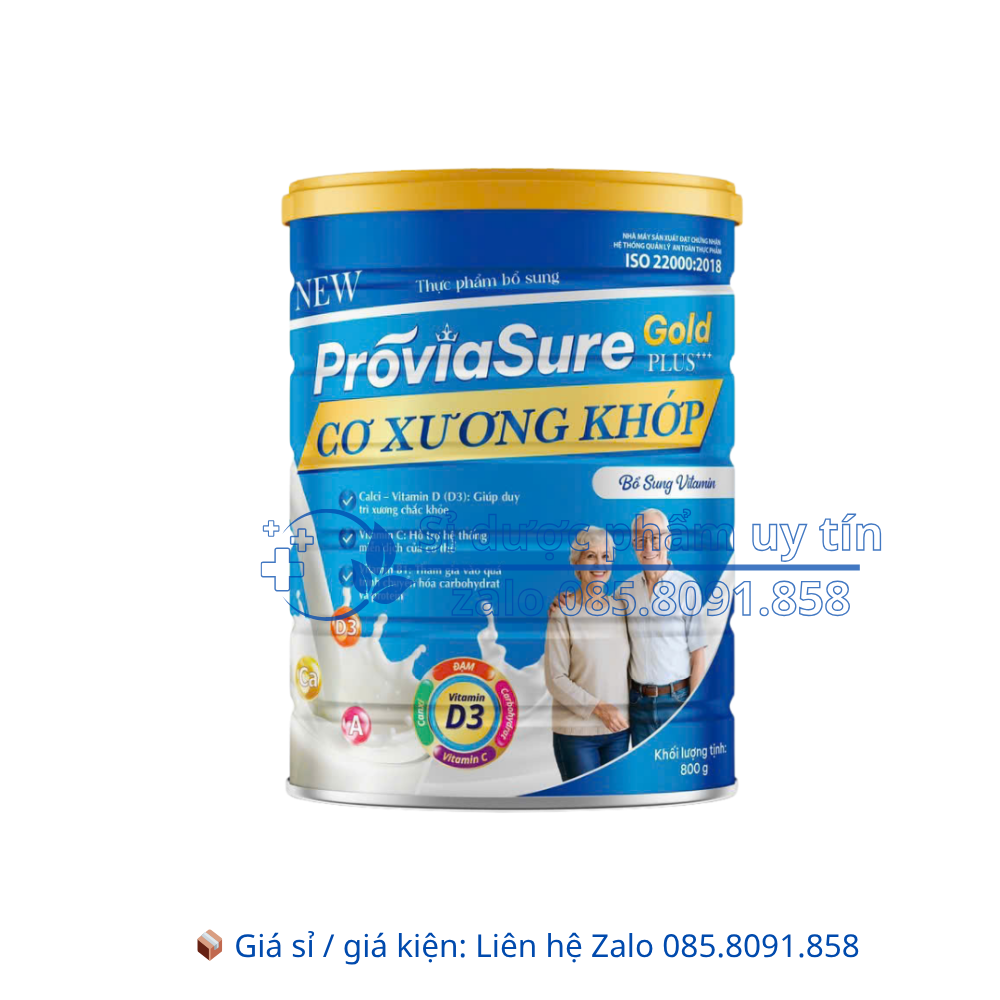 Sữa Proviasure Gold Plus+ + + Cơ Xương Khớp hộp 900g
