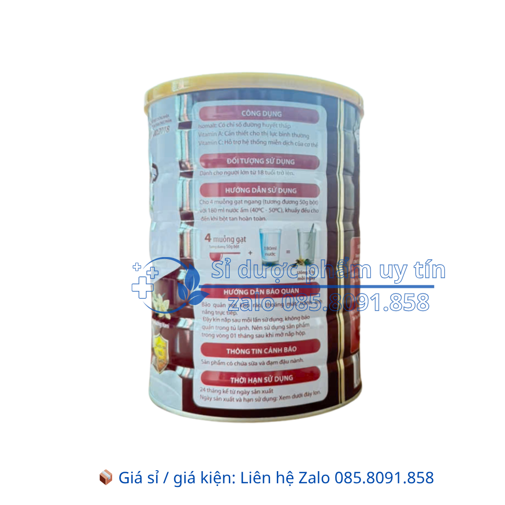 Sữa Diabest Extra Gold giúp bổ sung dinh dưỡng, tăng sức khoẻ hộp 800g