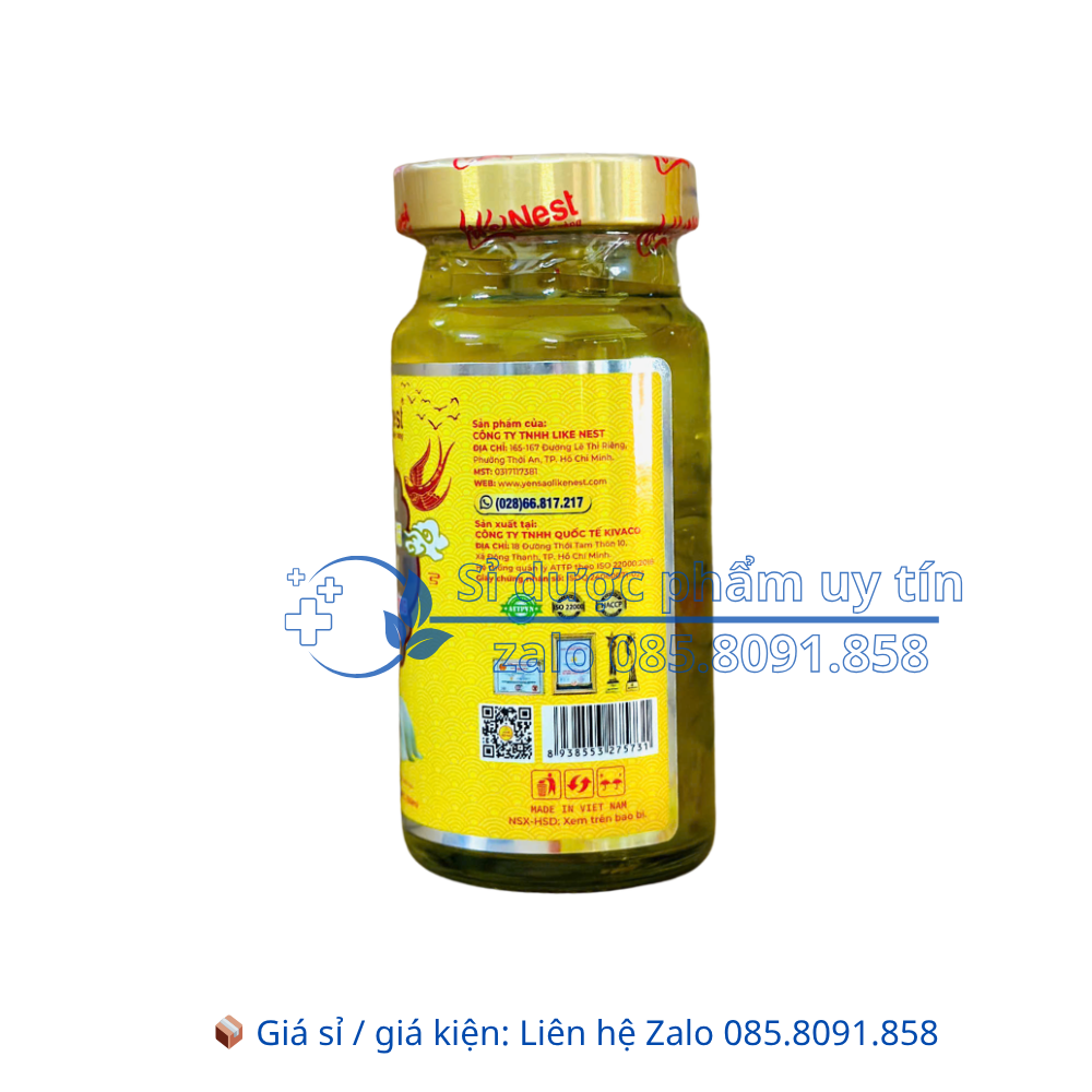 Yến Chưng Đông Trùng Hạ Thảo Like Nest  giúp bồi bổ cơ thể, tăng cường sức khoẻ lọ 150ml