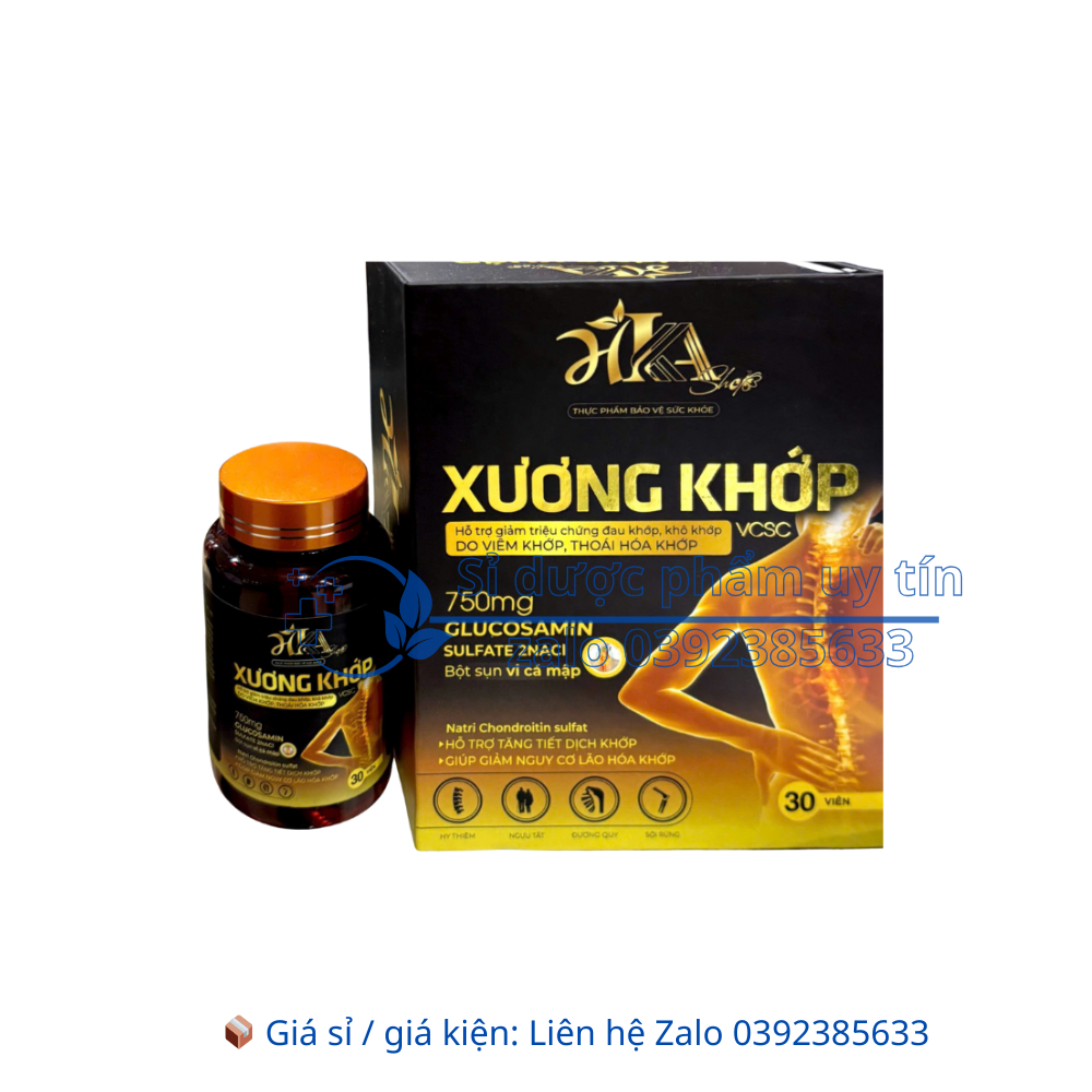 Viên uống Xương Khớp VCSC giảm đau khớp, khô khớp do viêm khớp, thoái hóa khớp hộp 30 viên