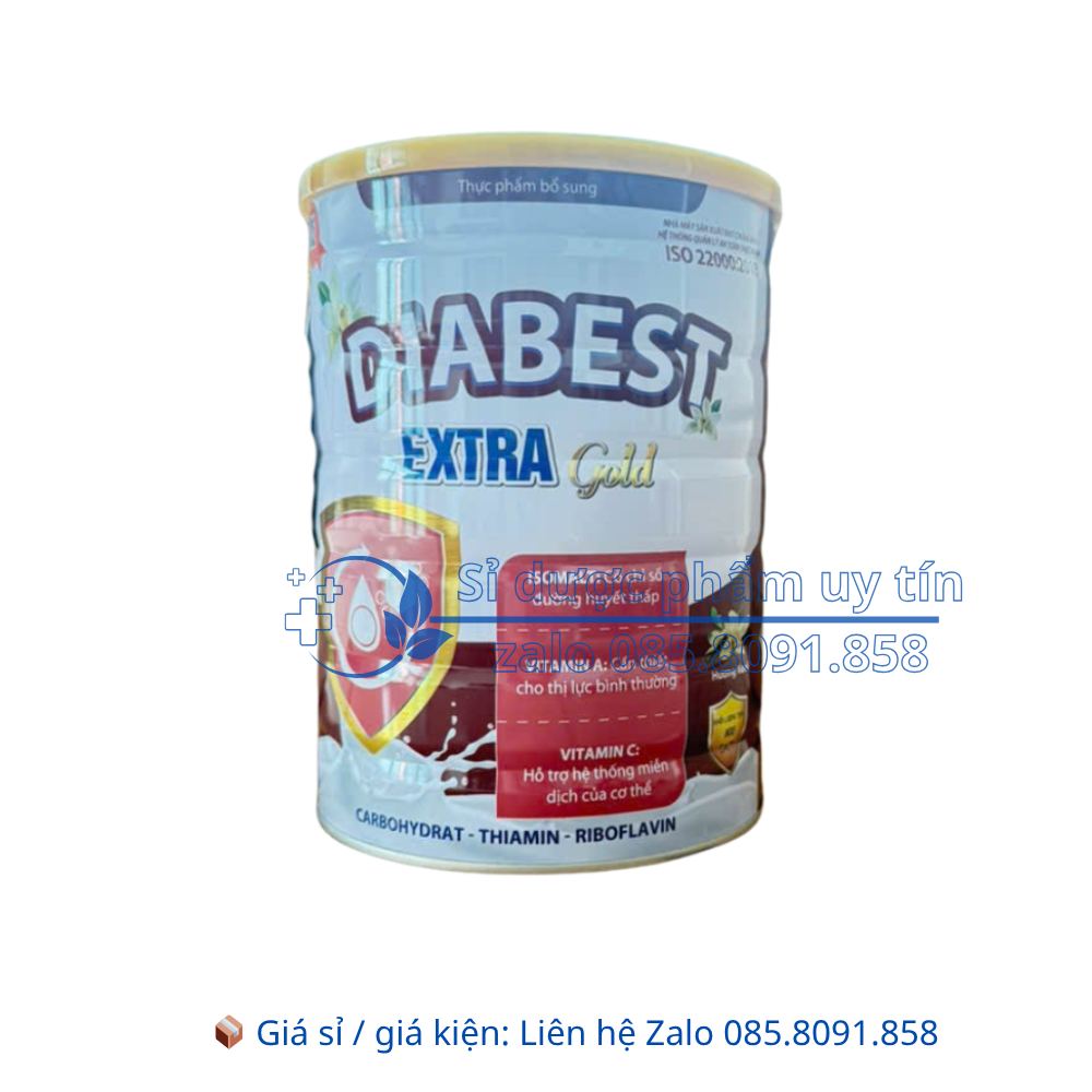Sữa Diabest Extra Gold giúp bổ sung dinh dưỡng, tăng sức khoẻ hộp 800g
