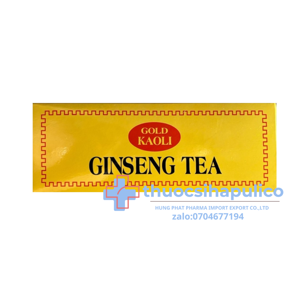Trà nhân sâm Gold Kaoli Ginseng Tea Hộp 100 gói giúp tăng cường sức khỏe