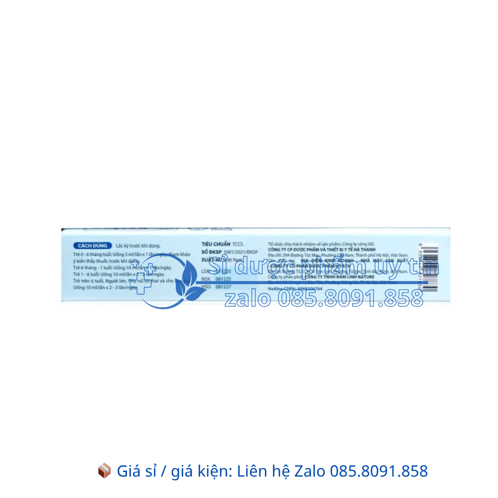 Men Bio Thanh Giong giúp bổ sung lợi khuẩn, giảm rối loạn tiêu hóa hộp 20 ống