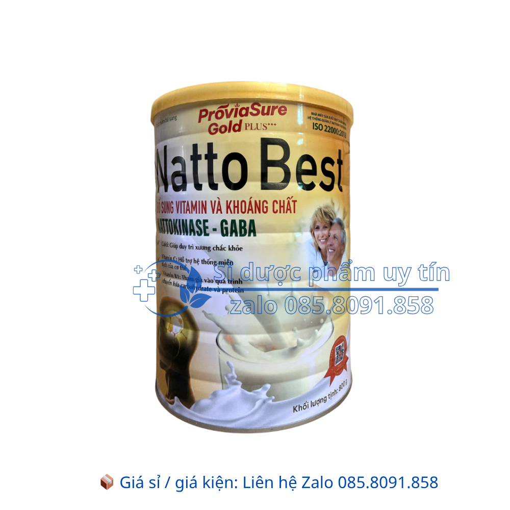 Sữa bổ não Proviasure Gold Plus+++ Natto Best hộp 800g