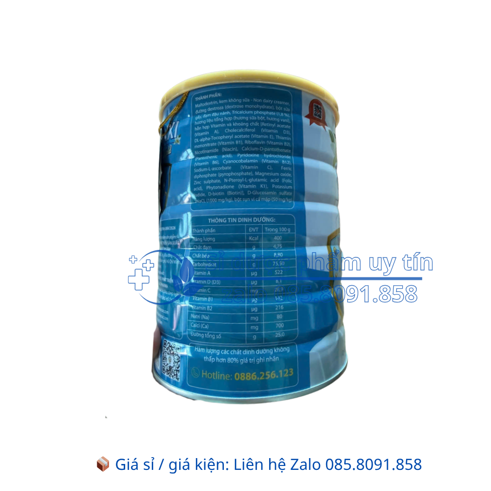 Sữa Canxi Extra Gold giúp chắc khoẻ xương, ngừa thoái hoá khớp hộp 800g