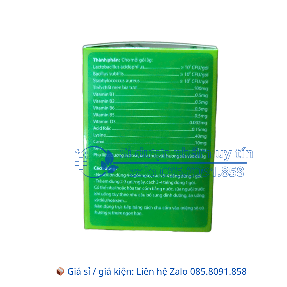 Cốm bổ vi sinh Bio-Holland giúp tang hệ vi sinh đường ruột, tiêu hoá tốt hộp 30 gói