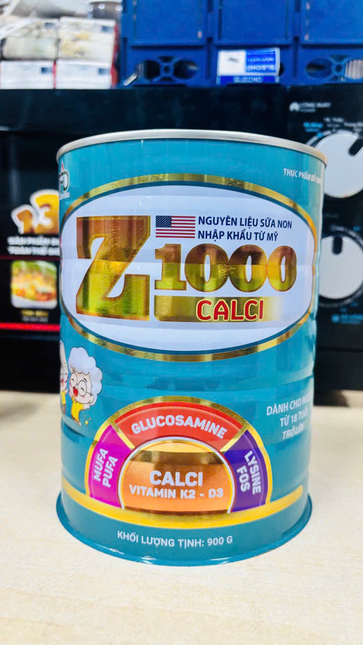 Sữa bổ sung canxi Z1000 Calci hộp 900g