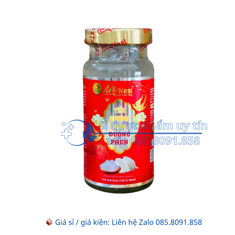 Yến Chưng Đường Phèn giúp bồi bổ giúp khoẻ, tăng sức khoẻ lọ 150ml