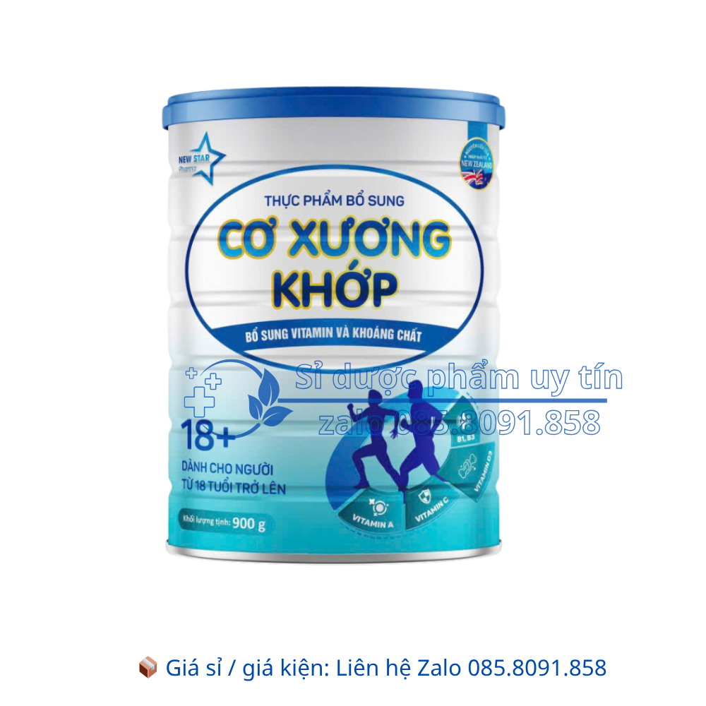 Sữa Cơ Xương Khớp giúp chắc khoẻ xương, ngừa thoái hoá khớp hộp 900g