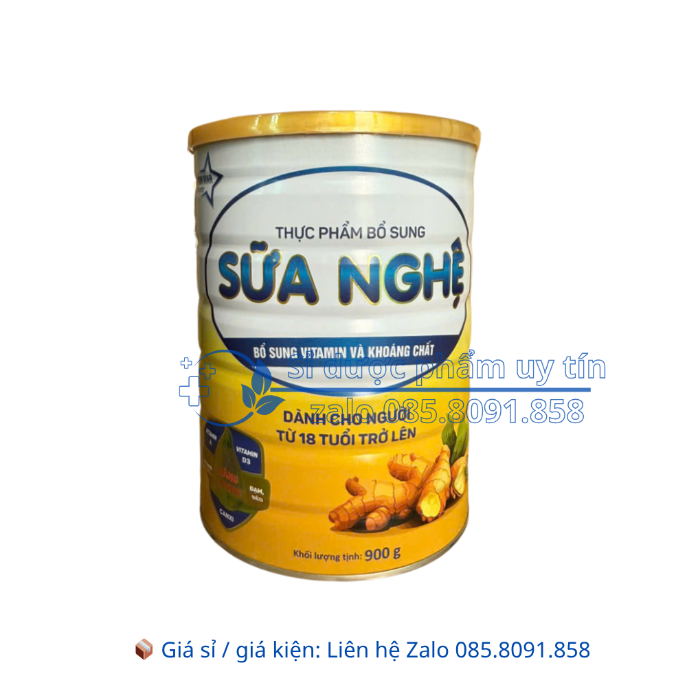 Sữa Nghệ giúp giảm đau dạ dày tá tràng, bảo vệ dạ dày hộp 900g
