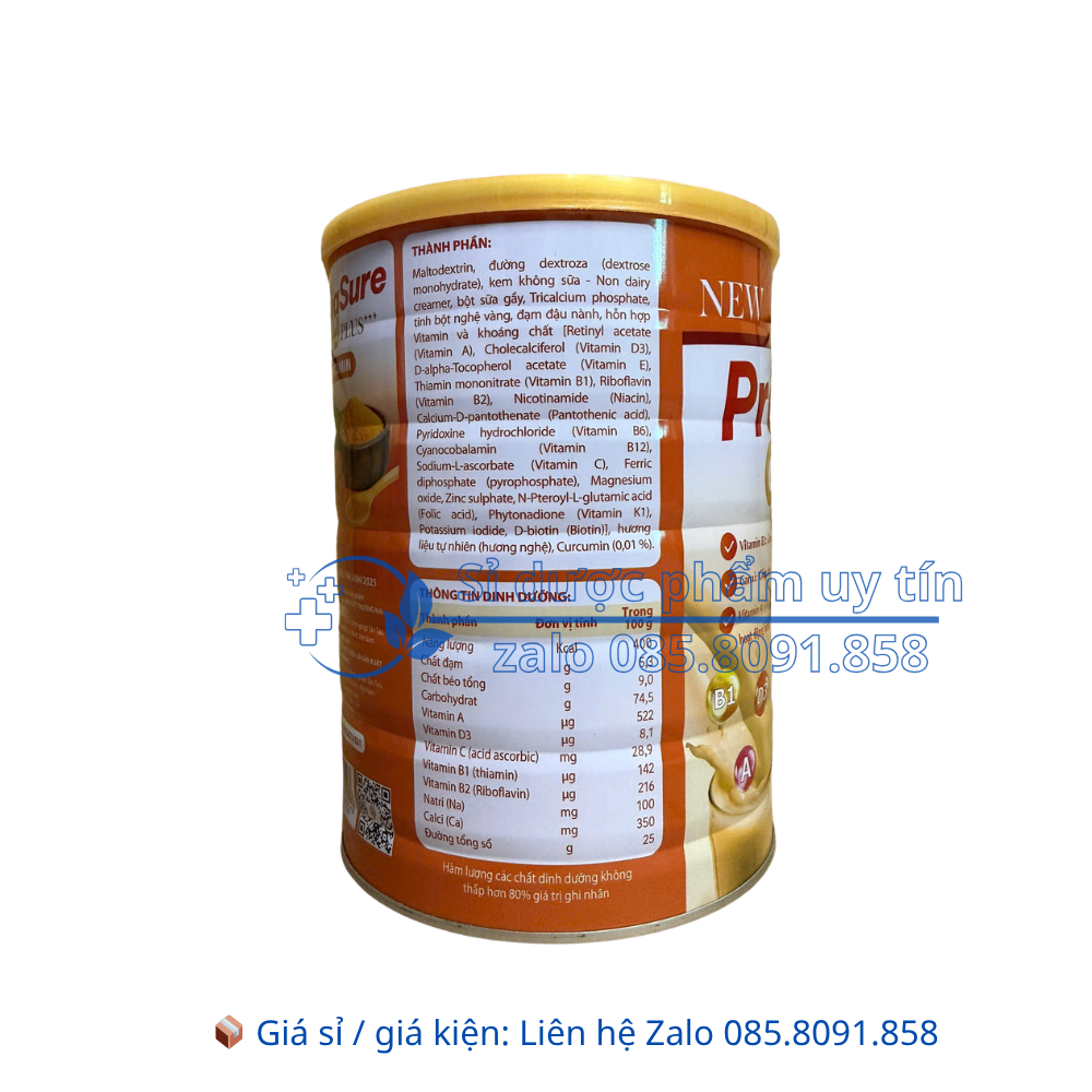 Sữa nghệ Proviasure Gold Plus+ + + Curcumin hộp 800g