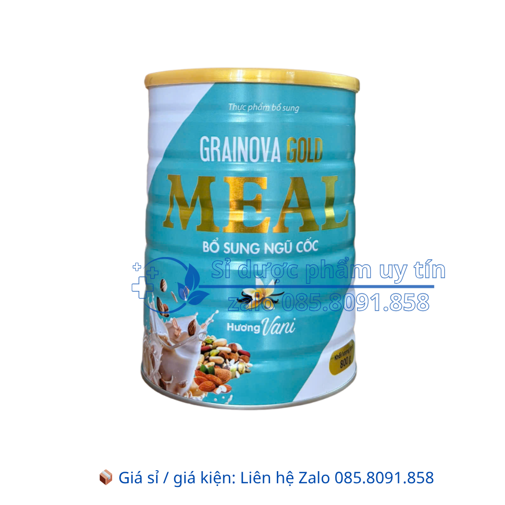 Sữa Grainnova Gold Meal giúp bổ sung dinh dưỡng, tăng đề kháng hộp 800g