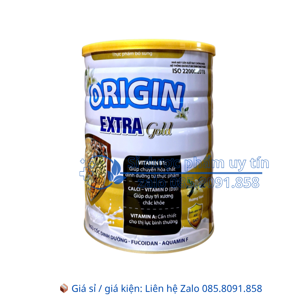 Sữa Origin Extra Gold giúp bổ sung dimh dưỡng, chắc khoẻ xương hộp 800g