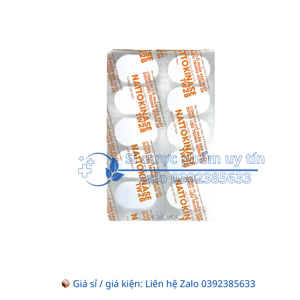 Bổ Não NattOkinase tw28 giúp hoạt huyết giúp giảm cholesterol máu hộp 30 viên