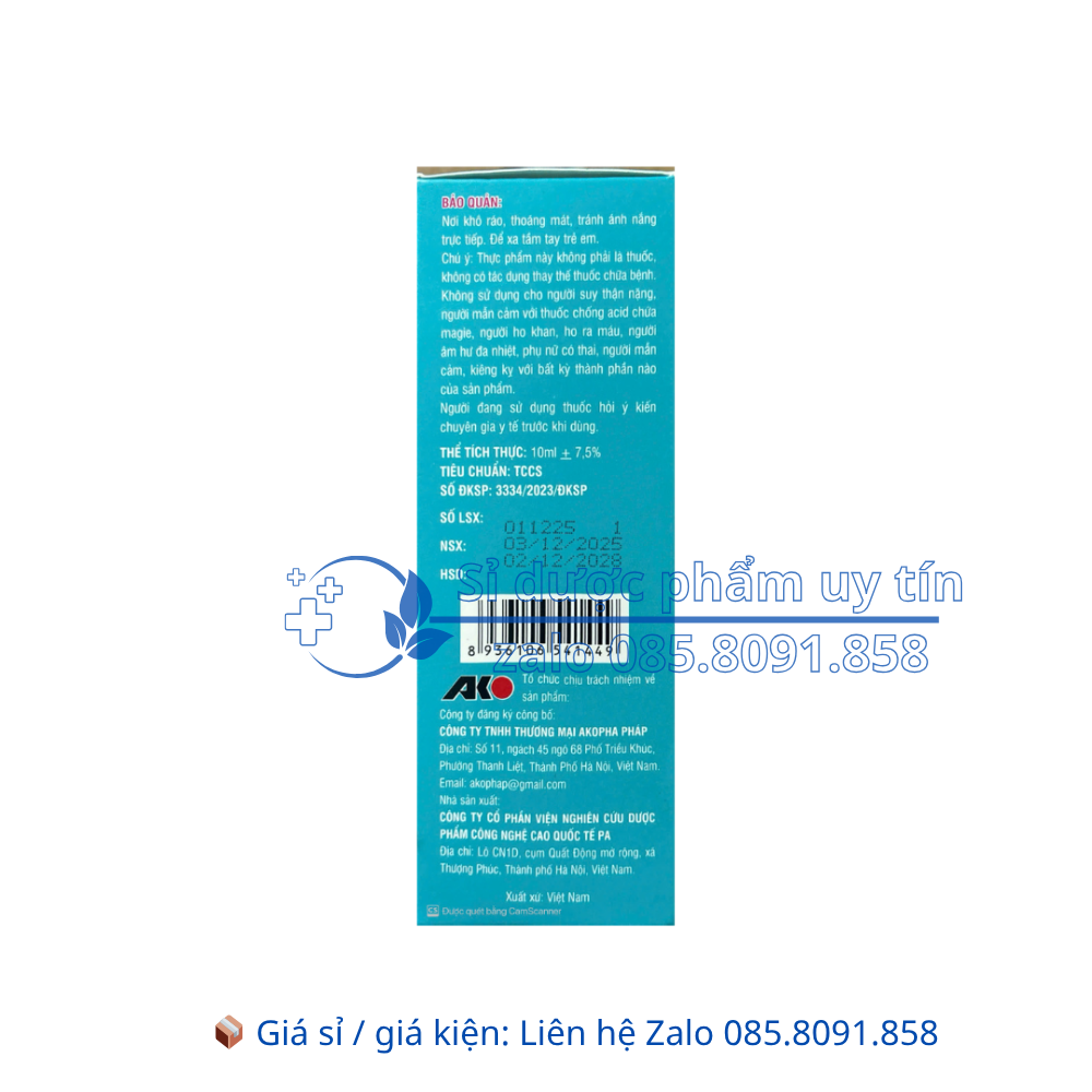 Gel Dạ Dày Gastrocom Pluss giúp giảm triệu chứng do viêm loét dạ dày, tá tràng: đau bụng, ợ hơi, ợ chua, đầy bụng, khó tiêu hộp 15 gói