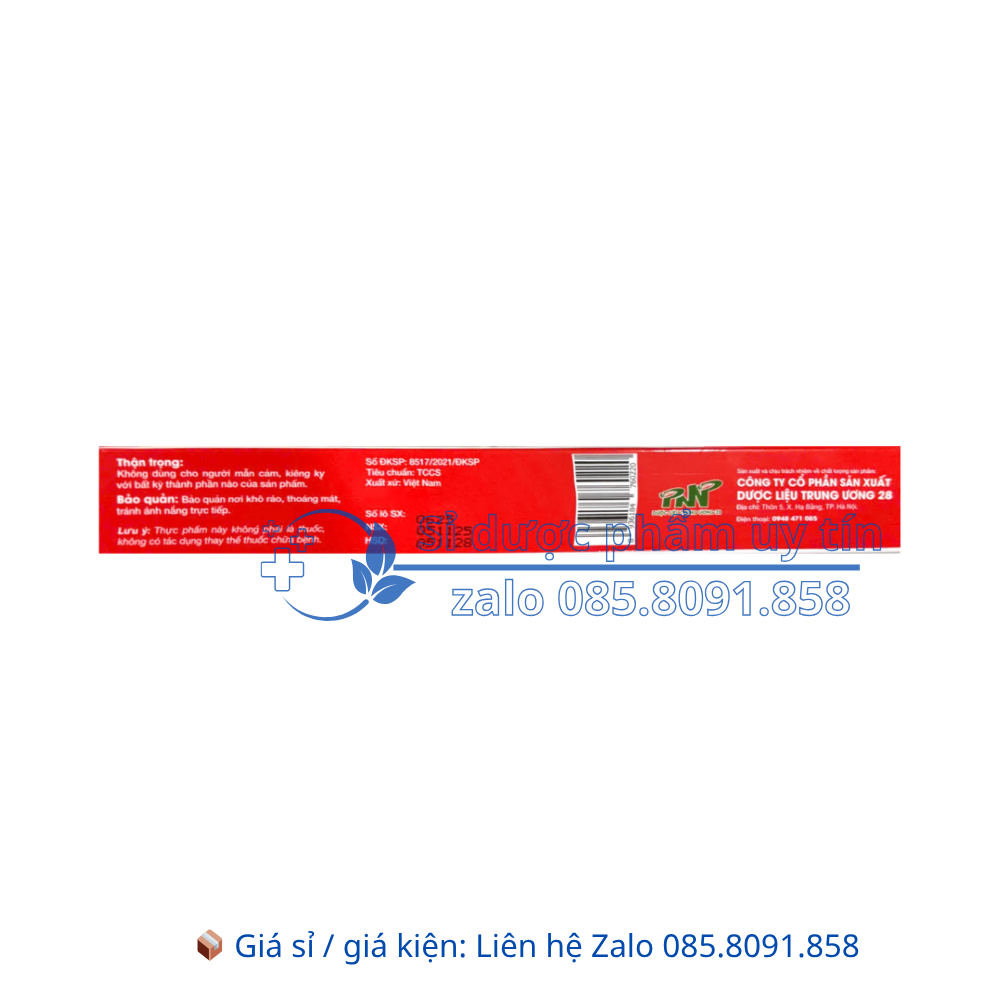 Siro Calci B12 ATK giúp bổ sung khoáng chất Calci và Vitamin B1, B12 cho cơ thể hộp 20 ống
