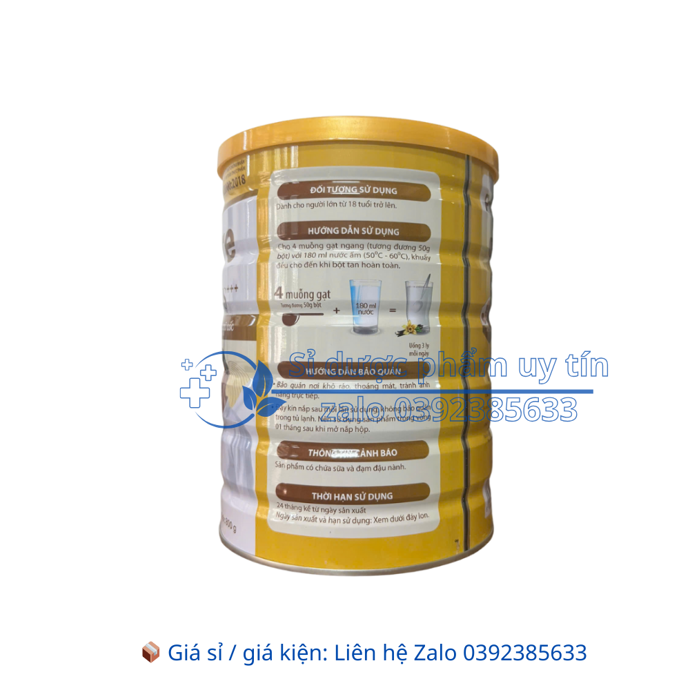 Sữa hạt Proviasure Gold Plus+++ giúp bổ sung vitamin, khoáng chất, hỗ trợ tăng cường sức khỏe hộp 800g