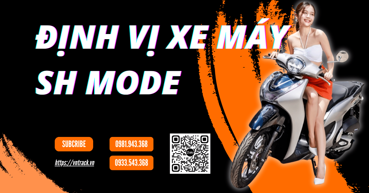Định vị xe máy SH Mode giá bao nhiêu? Top 3 thương hiệu định vị SH Mode tốt nhất