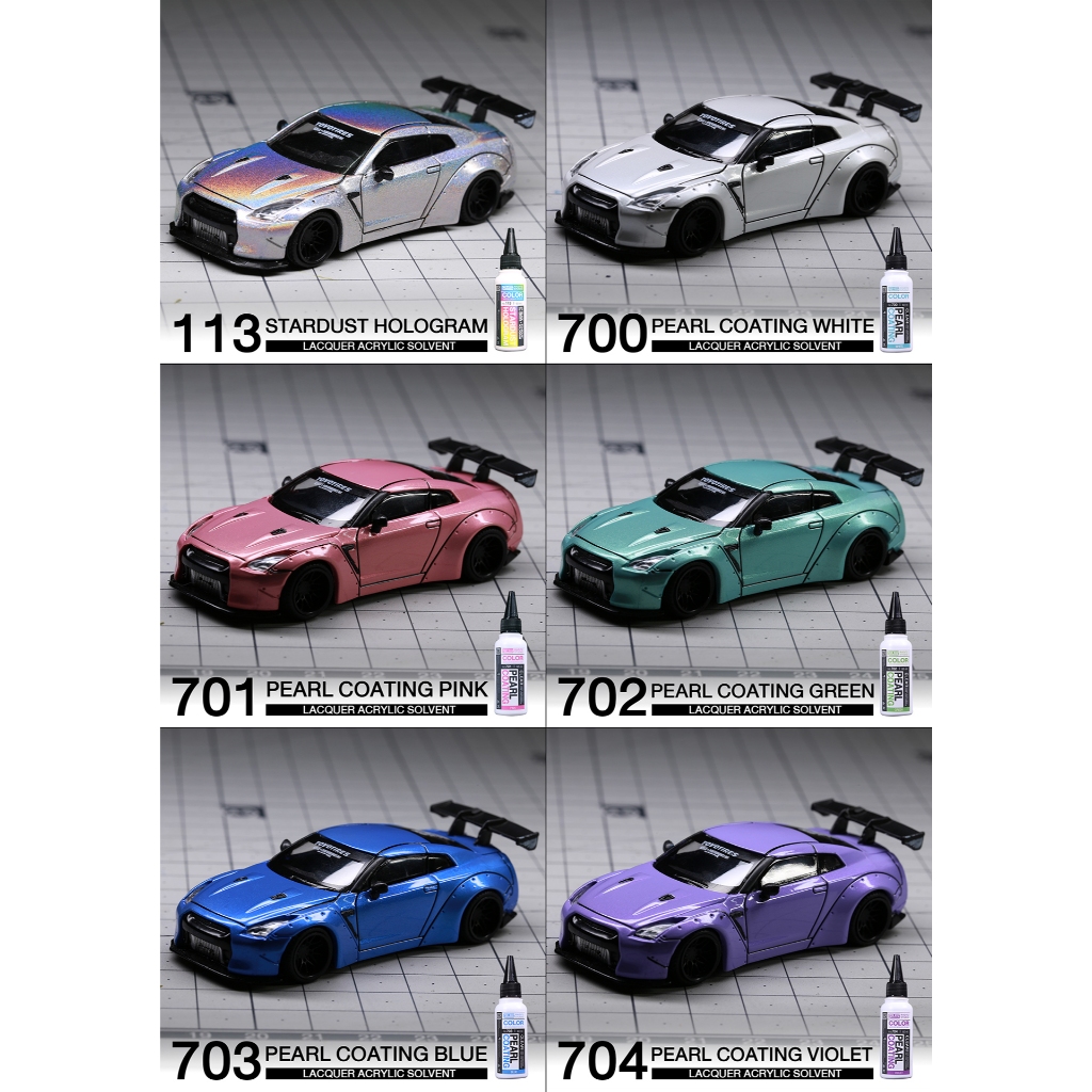 Sơn Kim Loại Đổi Màu Raditz Stardust Color Metallics Series 50ml, 60ml, 120ml, Sơn Pha Sẵn Bền Màu, Nhanh Khô Vượt Trội