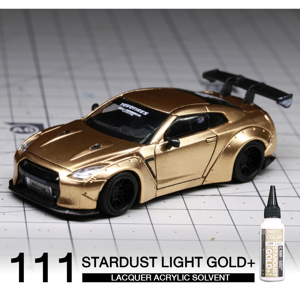 Sơn Kim Loại Đổi Màu Raditz Stardust Color Metallics Series 50ml, 60ml, 120ml, Sơn Pha Sẵn Bền Màu, Nhanh Khô Vượt Trội