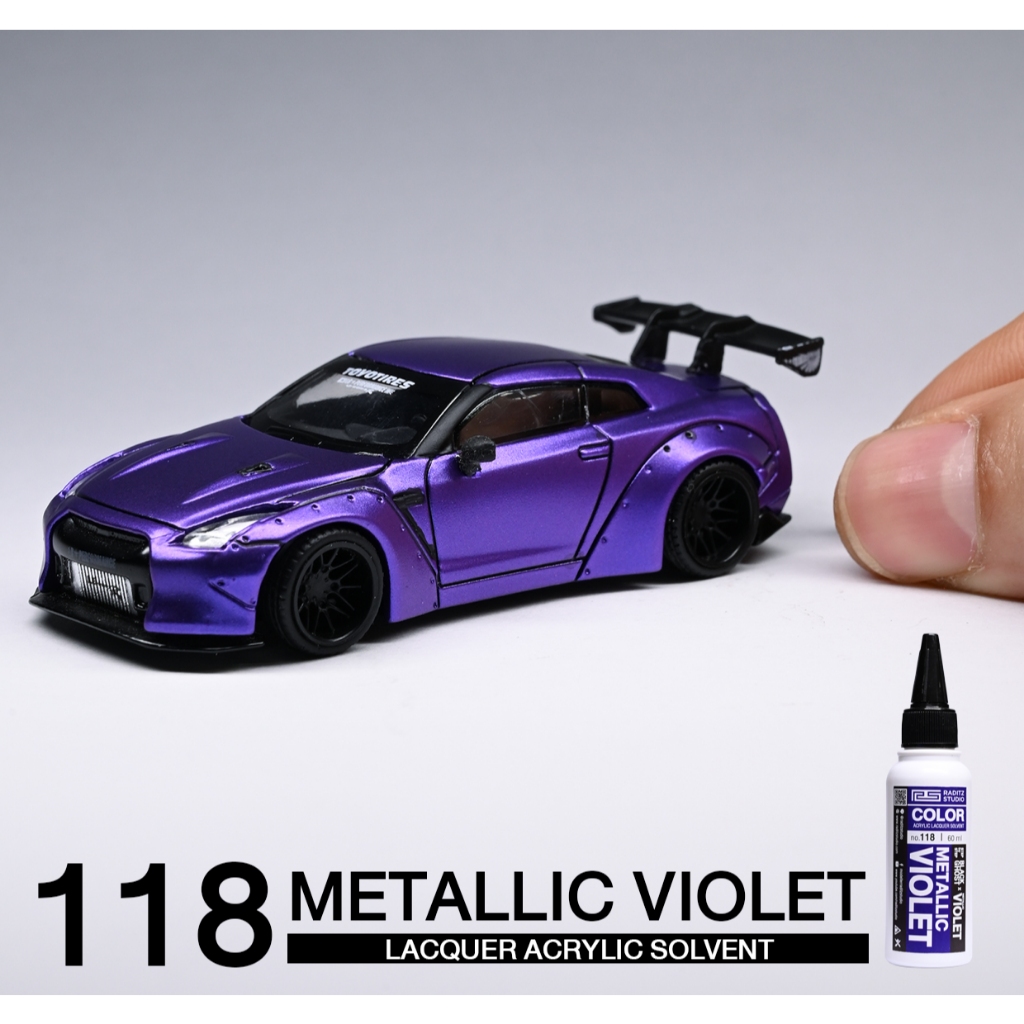 Sơn Kim Loại Đổi Màu Raditz Stardust Color Metallics Series 50ml, 60ml, 120ml, Sơn Pha Sẵn Bền Màu, Nhanh Khô Vượt Trội