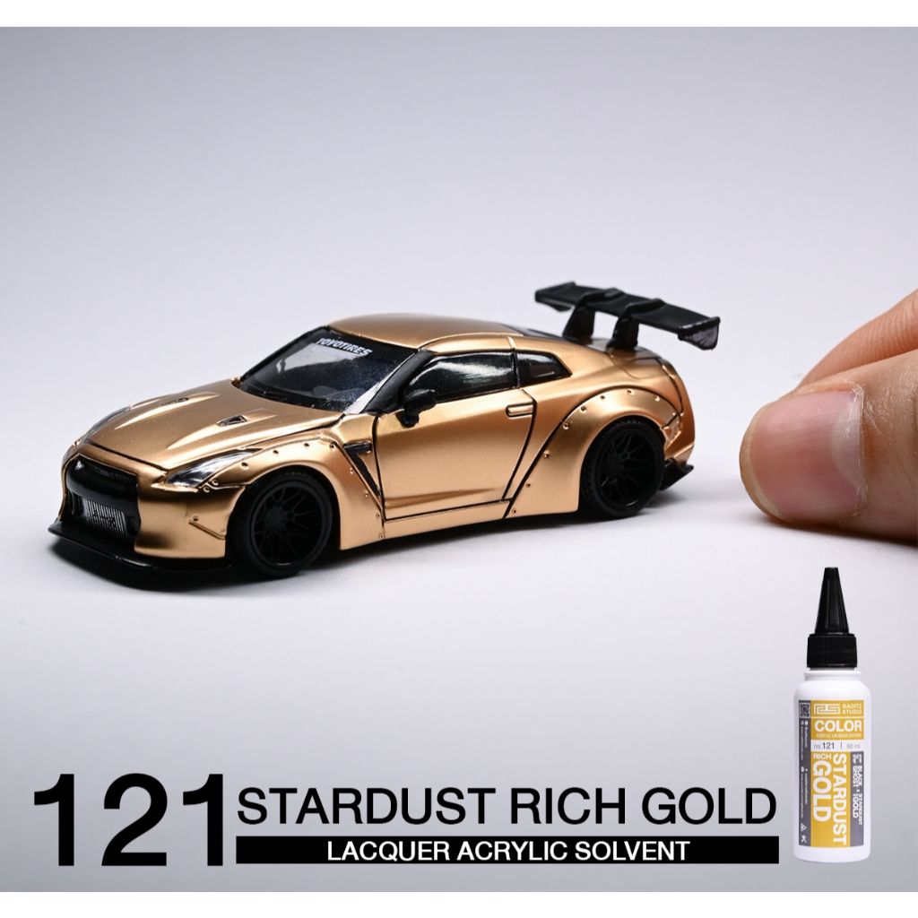 Sơn Kim Loại Đổi Màu Raditz Stardust Color Metallics Series 50ml, 60ml, 120ml, Sơn Pha Sẵn Bền Màu, Nhanh Khô Vượt Trội