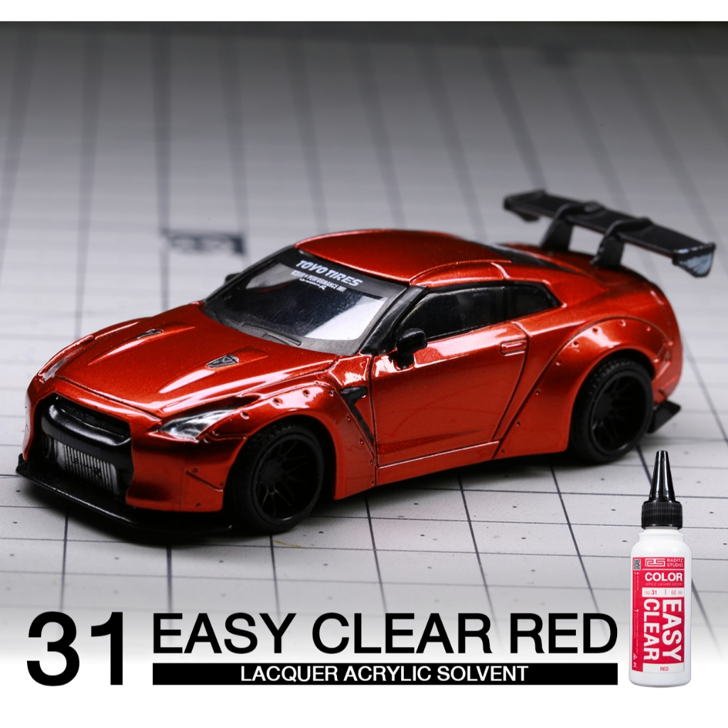 Sơn mô hình Clear Trong Suốt Raditz Studio pha sẵn dung tích 60ml bền màu, lên màu chuẩn, khô nhanh, dễ sử dụng
