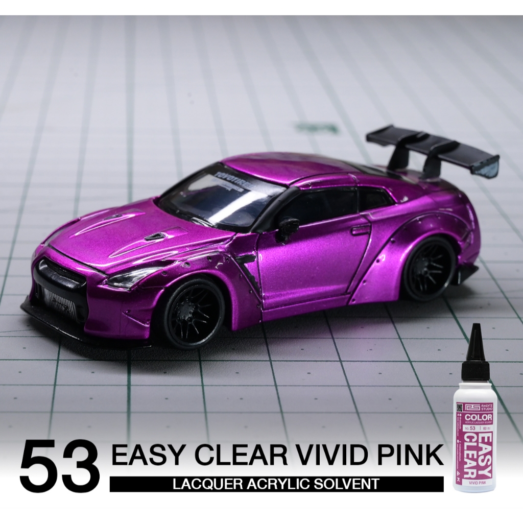 Sơn mô hình Clear Trong Suốt Raditz Studio pha sẵn dung tích 60ml bền màu, lên màu chuẩn, khô nhanh, dễ sử dụng