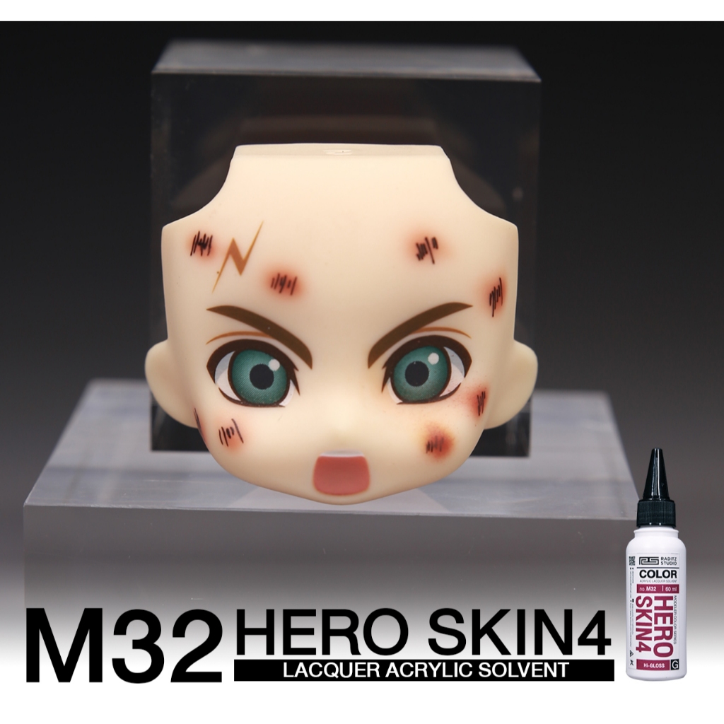 SƠN MÔ HÌNH MÀU DA RADITZ STUDIO 60ml Skin, sơn BÓNG/ MỜ pha sẵn Thái Lan chính hãng bền màu, khô nhanh, lên màu chuẩn