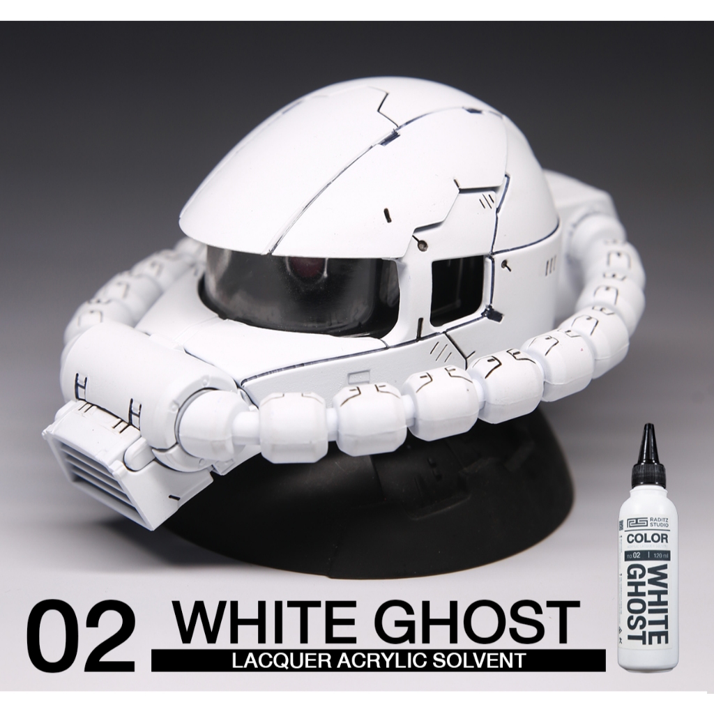 SƠN MỜ Raditz Studio Ghost Sơn Mờ 60ml, sơn pha sẵn Thái Lan dòng màu Ghost cơ bản không cần Thinner