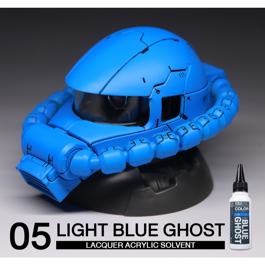 SƠN MỜ Raditz Studio Ghost Sơn Mờ 60ml, sơn pha sẵn Thái Lan dòng màu Ghost cơ bản không cần Thinner