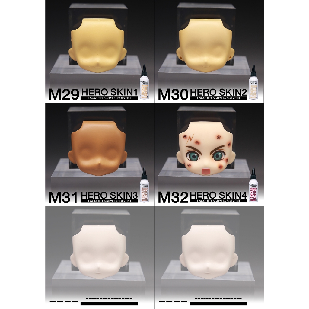 SƠN MÔ HÌNH MÀU DA RADITZ STUDIO 60ml Skin, sơn BÓNG/ MỜ pha sẵn Thái Lan chính hãng bền màu, khô nhanh, lên màu chuẩn