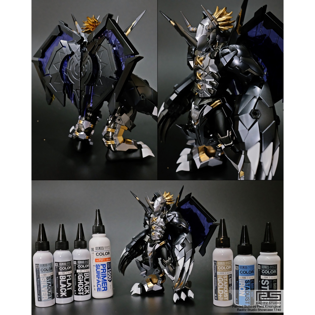 Sơn Kim Loại Đổi Màu Raditz Stardust Color Metallics Series 50ml, 60ml, 120ml, Sơn Pha Sẵn Bền Màu, Nhanh Khô Vượt Trội