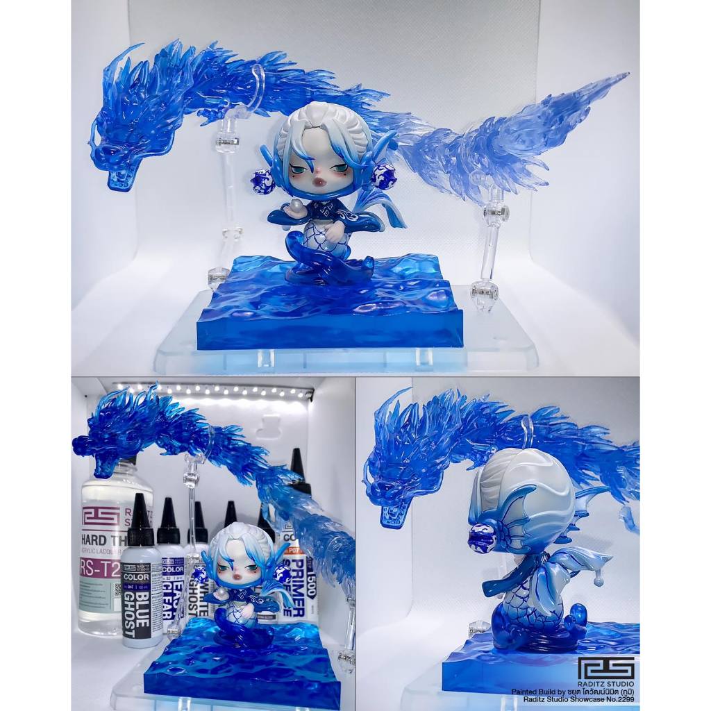 SƠN MÔ HÌNH Raditz Studio BÓNG Ghost 60ml, sơn pha sẵn Thái Lan dòng màu Ghost cơ bản không cần Thinner