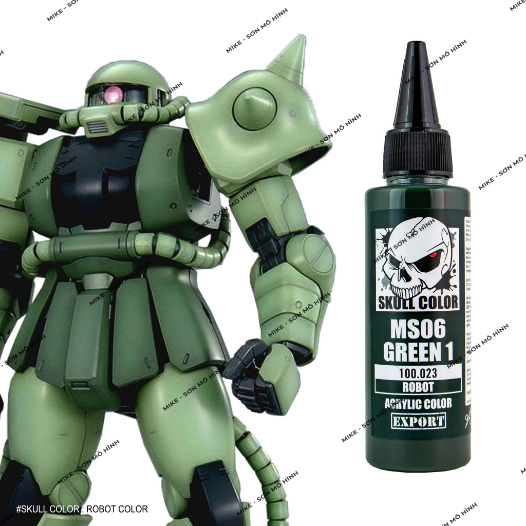 SƠN MÔ HÌNH GUNDAM SKULL COLOR DÒNG SƠN PHA SẴN LACQUER, BỀN MÀU, ĐẸP, IN 3D - Dung tích 60ml