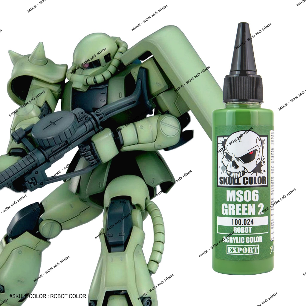 SƠN MÔ HÌNH GUNDAM SKULL COLOR DÒNG SƠN PHA SẴN LACQUER, BỀN MÀU, ĐẸP, IN 3D - Dung tích 60ml
