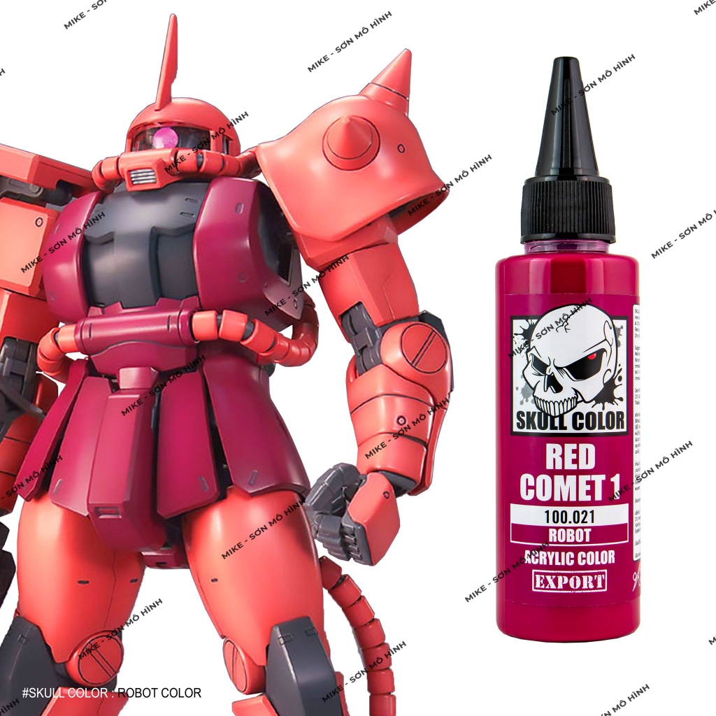 SƠN MÔ HÌNH GUNDAM SKULL COLOR DÒNG SƠN PHA SẴN LACQUER, BỀN MÀU, ĐẸP, IN 3D - Dung tích 60ml