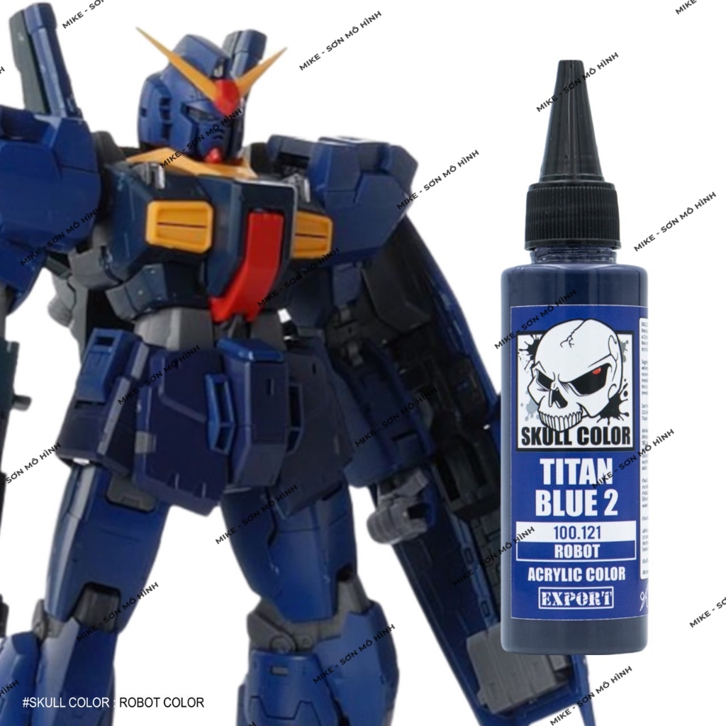 SƠN MÔ HÌNH GUNDAM SKULL COLOR DÒNG SƠN PHA SẴN LACQUER, BỀN MÀU, ĐẸP, IN 3D - Dung tích 60ml