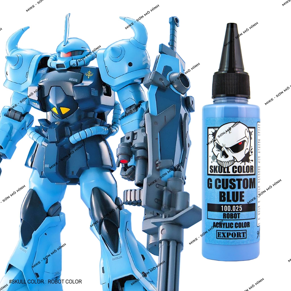 SƠN MÔ HÌNH GUNDAM SKULL COLOR DÒNG SƠN PHA SẴN LACQUER, BỀN MÀU, ĐẸP, IN 3D - Dung tích 60ml
