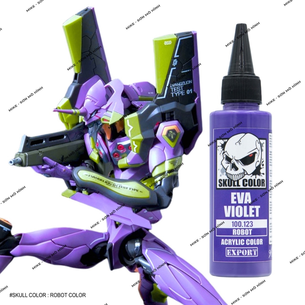 SƠN MÔ HÌNH GUNDAM SKULL COLOR DÒNG SƠN PHA SẴN LACQUER, BỀN MÀU, ĐẸP, IN 3D - Dung tích 60ml