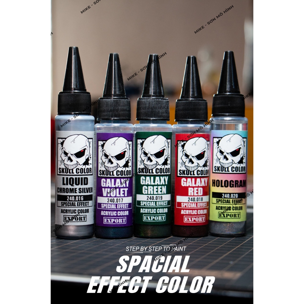 SƠN MÔ HÌNH HIỆU ỨNG ĐỔI MÀU SKULL COLOR DÒNG SƠN PHA SẴN LACQUER, 3D, GUNDAM, FIGURE - Dung tích 35ml