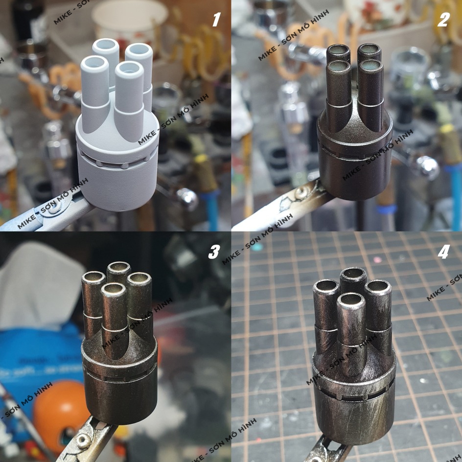 SƠN MÔ HÌNH KIM LOẠI SKULL COLOR DÒNG SƠN PHA SẴN LACQUER BÓNG cho in 3d, gundam - Dung tích 60ml