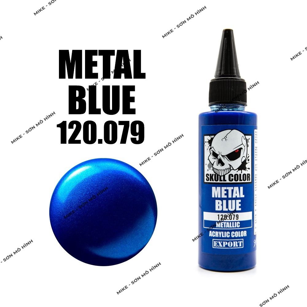 SƠN MÔ HÌNH KIM LOẠI SKULL COLOR DÒNG SƠN PHA SẴN LACQUER BÓNG cho in 3d, gundam - Dung tích 60ml