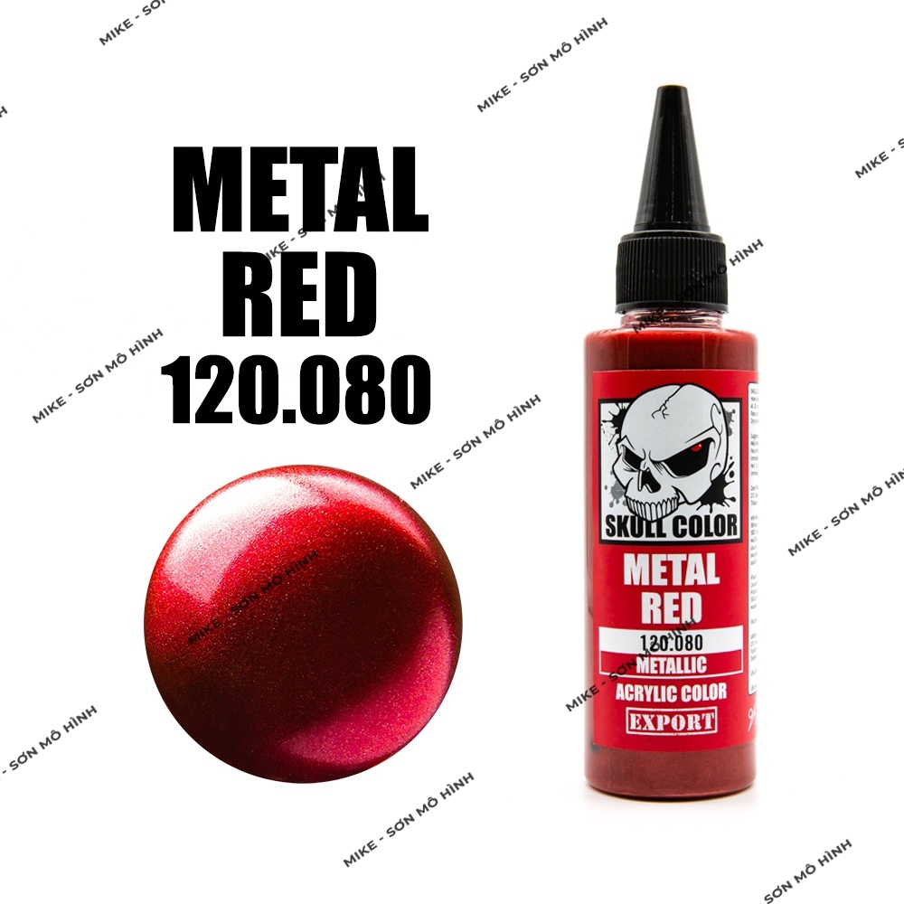 SƠN MÔ HÌNH KIM LOẠI SKULL COLOR DÒNG SƠN PHA SẴN LACQUER BÓNG cho in 3d, gundam - Dung tích 60ml