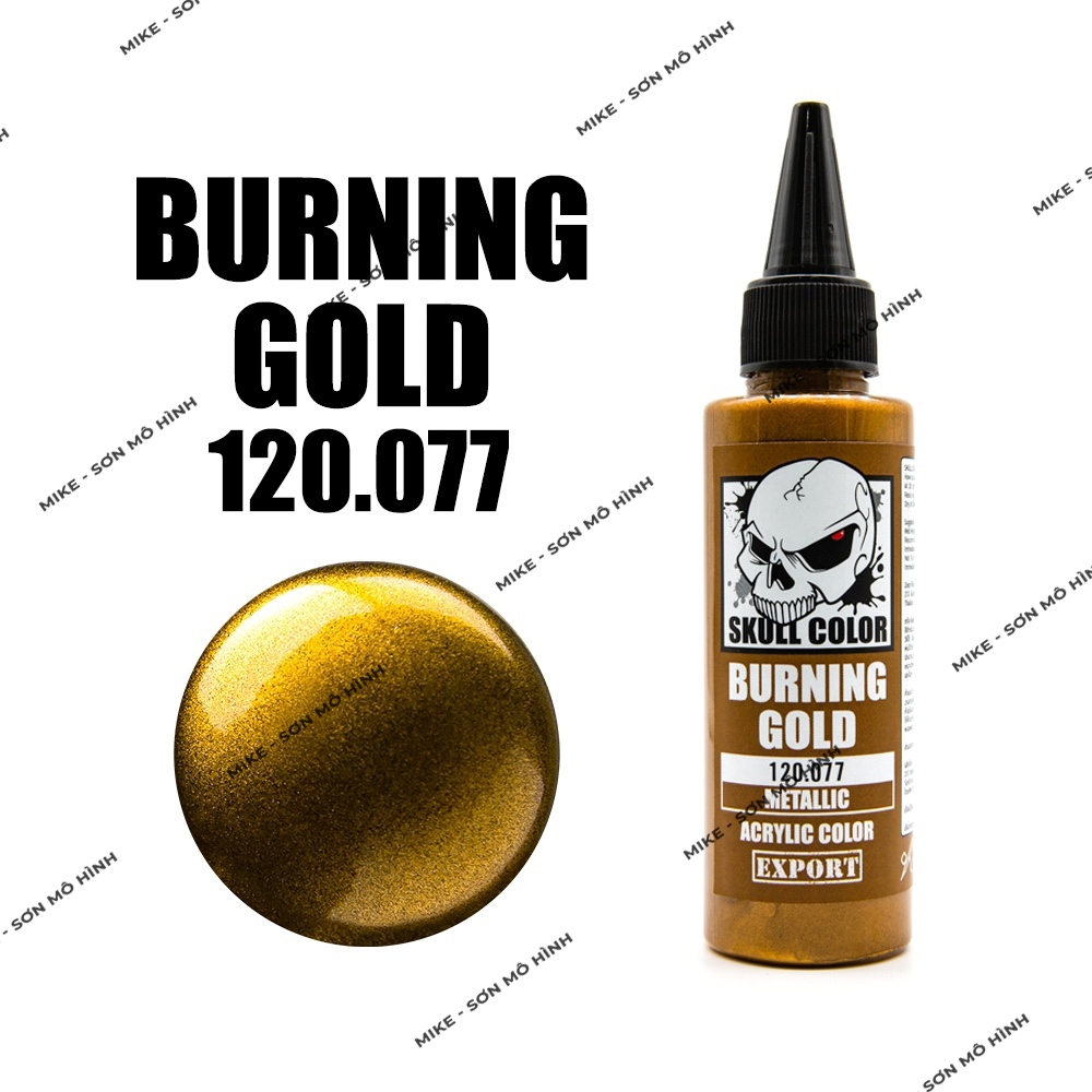 SƠN MÔ HÌNH KIM LOẠI SKULL COLOR DÒNG SƠN PHA SẴN LACQUER BÓNG cho in 3d, gundam - Dung tích 60ml