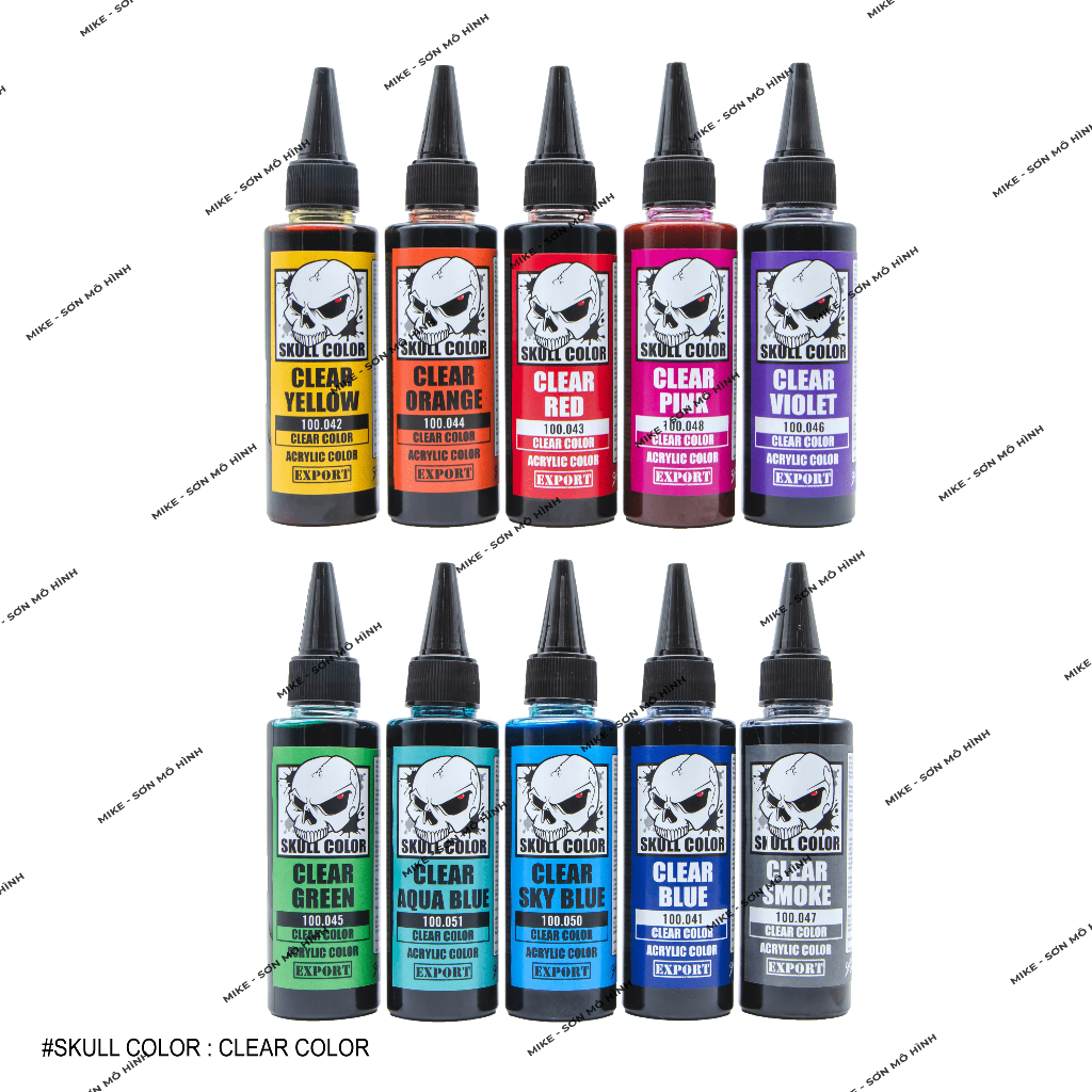 SƠN CLEAR SKULL COLOR DÒNG SƠN PHA SẴN LACQUER - Dung tích 60ml